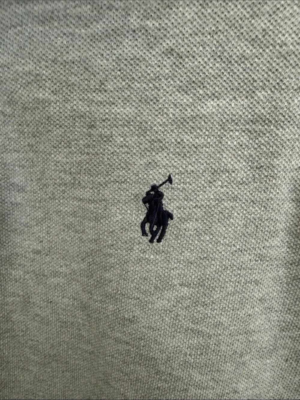 Polo by Ralph Lauren Light Gray Short-Sleeve Pique Polo size XL( 18-20)